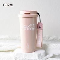格沵（GERM） 兰系列闪耀 保温杯 500ml (单位:个) 蜜桃粉/暮色黑/奶霜白/珍珠白 颜色随机