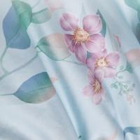 梦洁家纺 纯棉印花四件套 素简花时 1010193258 被套200*230cm；床单230*245cm；短枕套50*70cm*2 (单位:套) 新老包装随机