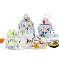 百斯克 缤纷弹跳盖吸嘴杯 BSK-9095 650ml (单位:个) 颜色随机
