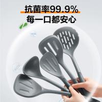 苏泊尔（SUPOR） 硅胶铲勺套装 5件套 TK22009E 硅胶中式铲35*9.2cm硅胶煎铲33*9.2cm硅胶大汤勺31*9.2cm硅胶大漏勺34*11cm可立饭勺24.5*7.2cm (单位:套)