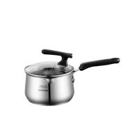 爱仕达（ASD） 威尔士不锈钢复底奶锅 燃气电磁炉通用 NS16L1Q 16cm 6口/箱 (单位:口)