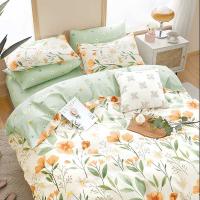 故园（homeshine） 全棉四件套 宁优 被套200*230cm 床单230*245cm 枕套 8套/箱 (单位:套) 花色随机