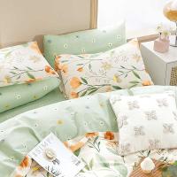 故园（homeshine） 全棉四件套 宁优 被套200*230cm 床单230*245cm 枕套 8套/箱 (单位:套) 花色随机
