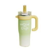 物生物（RELEA）巨无霸吸管杯陶瓷保温杯 把手款 1300ml（单位：个）颜色随机