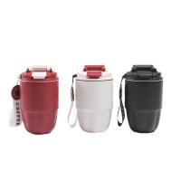 贝格帝 BGD-KFB05 双饮咖啡保温杯  260ml （单位：个） 红色