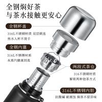 富光（FUGUANG）TMZ2302-1000-X 保温杯 1000ML（单位：个） 绅士黑