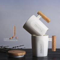 特美刻（TOMIC） TCL1329 手柄陶瓷杯 400ml  (单位：个） 白色