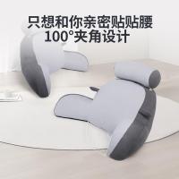 佳奥 240607J0109MB3 憨憨熊床头靠垫 主体71*38*35cm 小枕直径12cm长36cm （单位：只） 蓝灰色