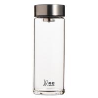 希诺 XN-6191 高硼硅单层直身加厚大容量玻璃杯 410ML （单位：个）