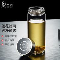希诺 XN-6191 高硼硅单层直身加厚大容量玻璃杯 410ML （单位：个）