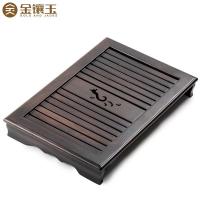 金镶玉 檀木小琴台 茶盘 44.5*29.5*6.5cm （单位:个）