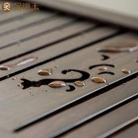金镶玉 檀木小琴台 茶盘 44.5*29.5*6.5cm （单位:个）
