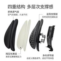 佳奥 J62D01QB1 人体工学靠垫 42*41*14cm （单位：只） 黑色