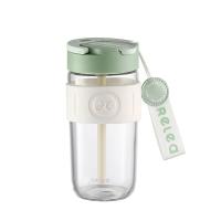 物生物（RELEA） JV012265-0520-VS00 星语玻璃咖啡杯 520ml（单位：个） 柔雾绿