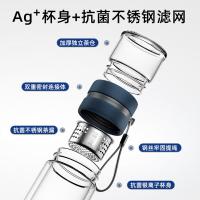 富光（FUGUANG） G1609-SH-240K 抗菌玻璃杯 240ML （单位：个） 蓝色