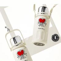 格沵（GERM） GE-KH24AW-B119 发光的爱凯斯哈林联名款律动保温杯 800ml (单位: 个)