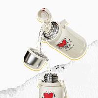 格沵（GERM） GE-KH24AW-B119 发光的爱凯斯哈林联名款律动保温杯 800ml (单位: 个)