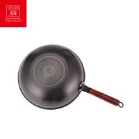 火象（Fire elephants） HXG-YZ010 原木老铁锅 锅具 32cm炒锅 黑色（单位：个）