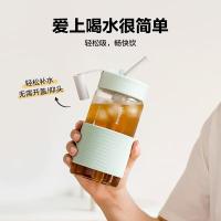 北鼎 CD1017 随行玻璃吸管杯 500ml(单位：个) 颜色随机