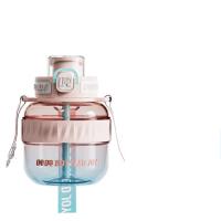 吨吨（BOTTLED JOY） Cool吨吨 D9 塑料杯 0.6L （单位:个） 漫粉蓝