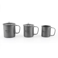 牧高笛 NX20666037 露营野餐便携式金属杯 200ml 钛色（单位：个）
