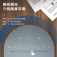 得力（deli） LF201 台灯可折叠 6档调光(单位：个) 灰色