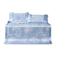 富安娜（fuanna） 盛夏荷风 冰丝提花席 席片180*200cm+枕套74*48cm*2 （单位：套）