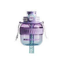 吨吨（BOTTLED JOY） D9 COOL吨吨渐变色钢环款吸喝弹跳盖水杯 tritan 600ml(单位：个) 冰紫蓝