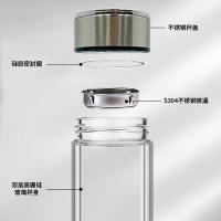 斯弥儿 SMR-02-BZ 双层玻璃杯 350ml（单位：个）