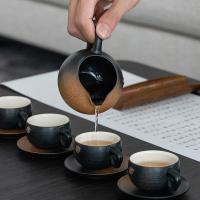 万仟堂 万事胜意·成套 茶具套装 1壶1海6杯6碟1漏（单位：套）秋山釉