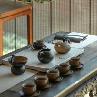 万仟堂 万事胜意·成套 茶具套装 1壶1海6杯6碟1漏（单位：套）秋山釉