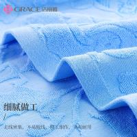 洁丽雅（grace） 纯棉 毛巾被 150*200cm(单位：床) 经典蓝