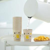 茶花（CHAHUA） 大号原浆加厚 一次性纸杯 225ml 随机（单位：袋）
