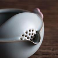 万仟堂 梅花客 快客杯 旅行茶具套 茶壶150ml+茶杯150ml(单位：套) 古绿釉