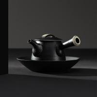 万仟堂 汉风候02 功夫茶具 6-10件套 （单位:套） 黑铁釉
