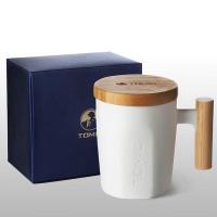 特美刻（TOMIC） TCL1329 陶瓷杯 400ml（单位：个）白色