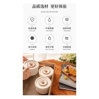 火象（Fire elephants） 吉祥三宝保鲜盒 套装 HXB-FH158 700ml*3 40套/箱 (单位:套) 米白色