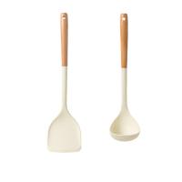 奥美优 AMY3236 硅胶厨房2件套 锅铲37.5cm 汤勺33.8cm （单位：套）