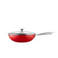 炊大皇（COOKER KING）钛盾0氟304不锈钢有钛不粘锅炒锅 30CM（单位：个）