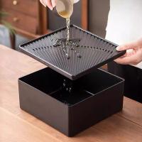 贝格帝 BGD-BXC08 便携旅行茶具套装 8件套 井栏茶壶200ml 茶叶罐150ml 品茗杯40ml 茶水仓21.5*21.5*10.2cm 礼盒22.5*22.5*11.5cm（单位：套）