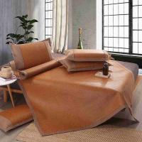 故园（homeshine） KZ233238 柳外凉丝三件套 凉席：180*200cm 枕套：48*74cm*2 (单位: 套)咖色