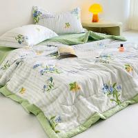 啄木鸟 泡泡纱鲜豆夏凉被 青青草原 ZMN-XB016 200*230cm (单位:条) 绿色