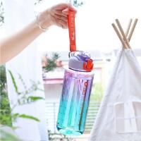 百斯克 BSK-9119直饮双色炫彩杯 800ml（单位：个）颜色随机发货
