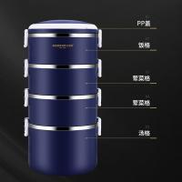 金钥匙 GK-3100BD-L 保温饭盒 3.1L 蓝色 (单位:个)