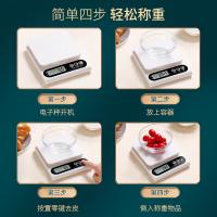 拜杰（BAIJIE）fk-500电子秤厨房秤0.1g/5kg高精度食物秤烘焙称克秤咖啡珠宝秤克数秤（单位：台）