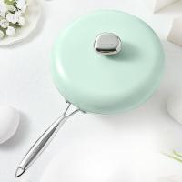 温仑山（VELOSAN） VE1110 鹅卵石不粘煎锅 柄长22cm/口径26cm/锅深6cm  (单位：个 )绿色