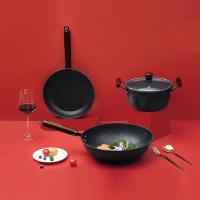 皖亭 WT-GJ-003 锅具三件套 炒锅+汤锅+煎锅 32cm+22cm+26cm 深灰色（单位：套）