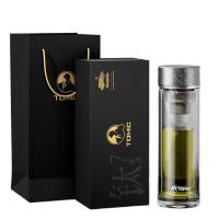 特美刻（TOMIC） TG80757ti 320ML 纯钛玻璃泡茶杯 (单位:个)
