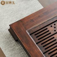 金镶玉 国色天香 茶盘 63*36*7.5cm 棕色（单位：套）