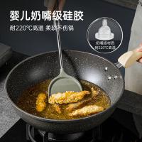 炊大皇（COOKER KING） GC05HL 花梨木铲勺五件套 不锈钢锅铲*1、不锈钢汤勺*1、不锈钢漏勺*1、硅胶锅铲或分汤勺（随机发货）*1、底座*1 不锈钢色（单位：套）